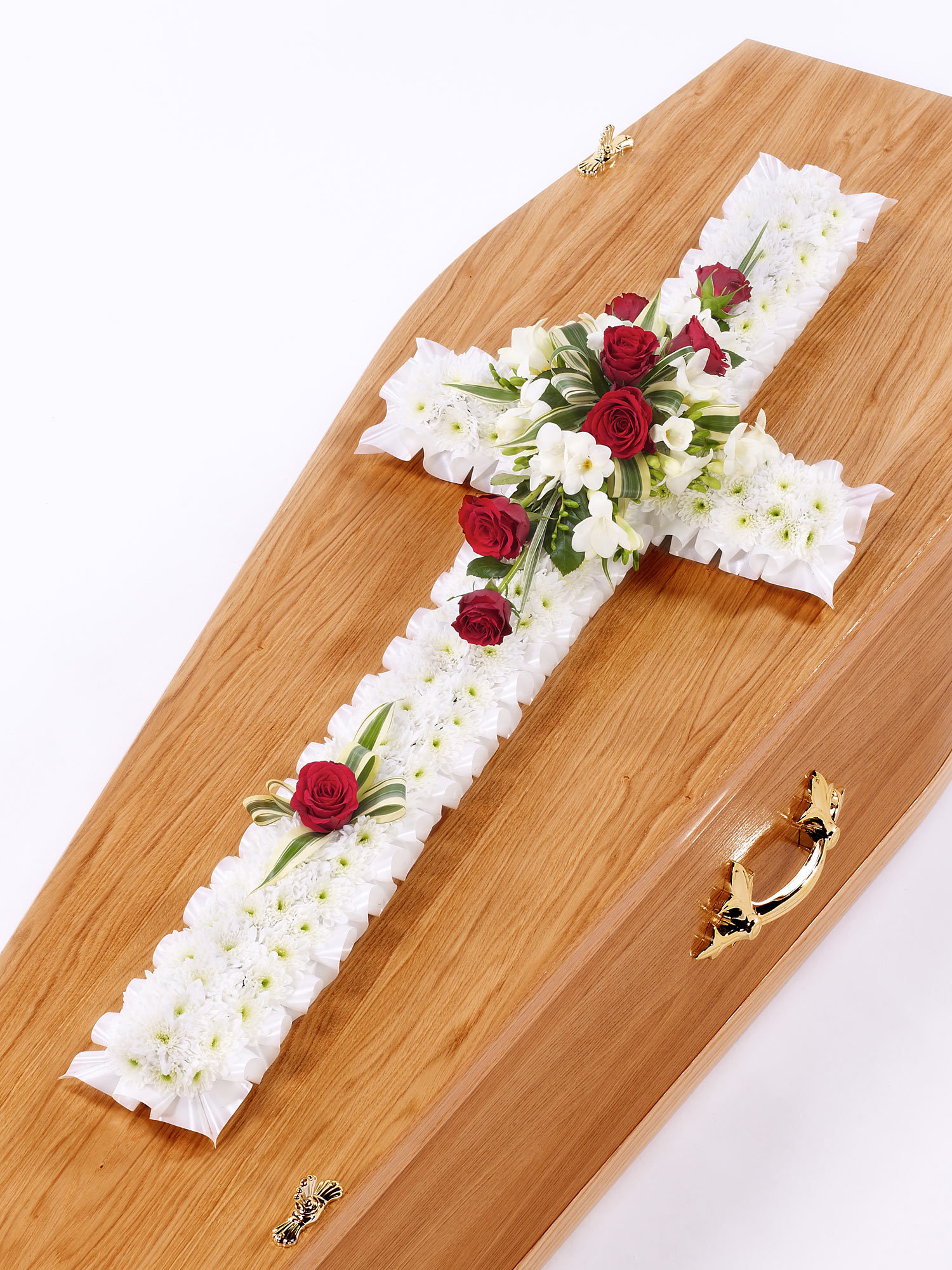 Classic Cross Red & White-0