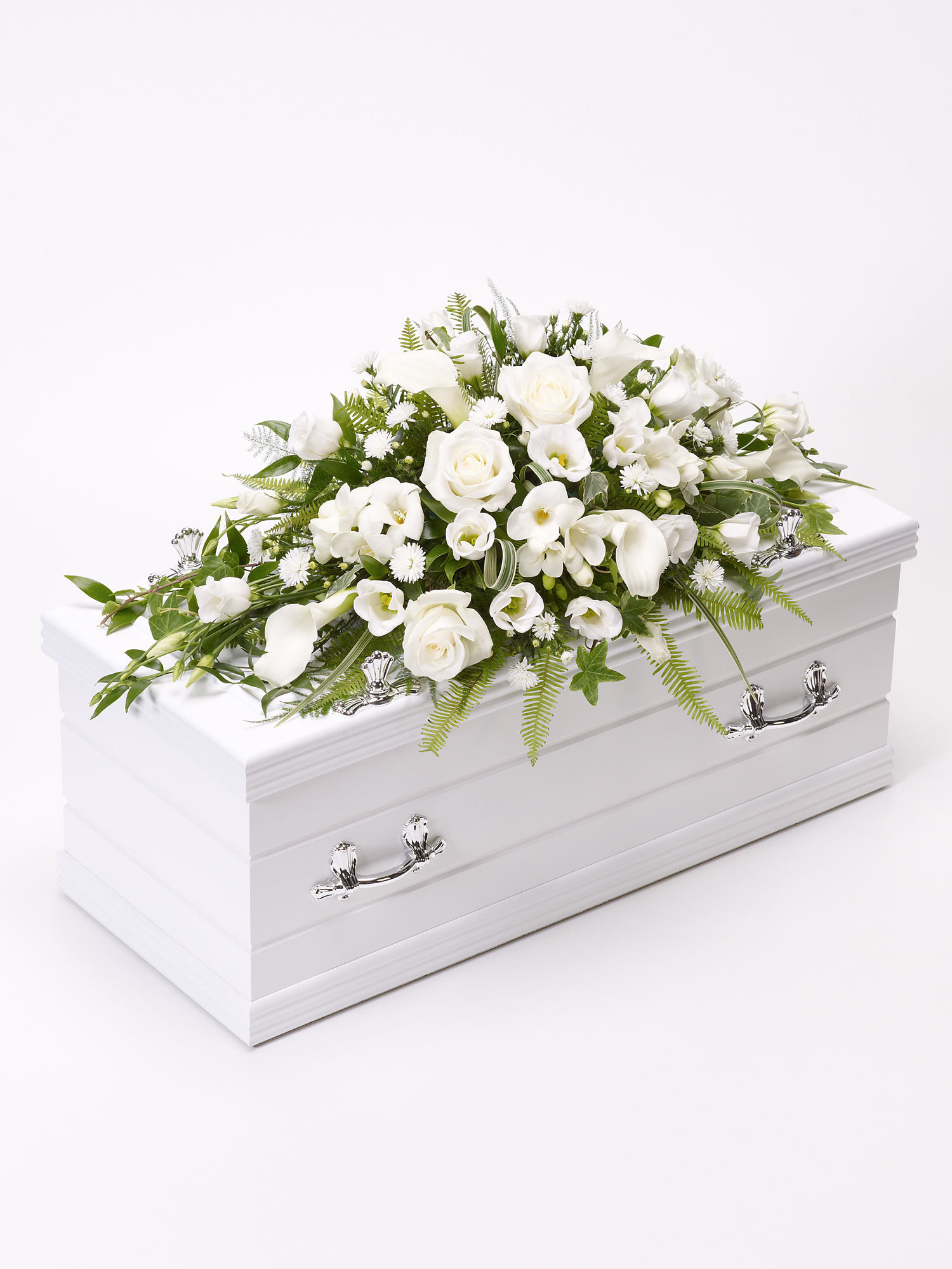 Children's Casket Spray White-0